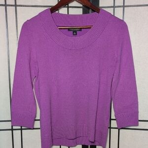 Banana Republic Lavender Crew Neck Sweater